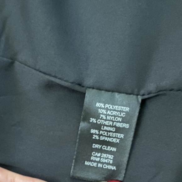 Rachel Zoe Black & White Tweed Plaid Coat, Women's Size Medium NWT - Picture 5 of 5